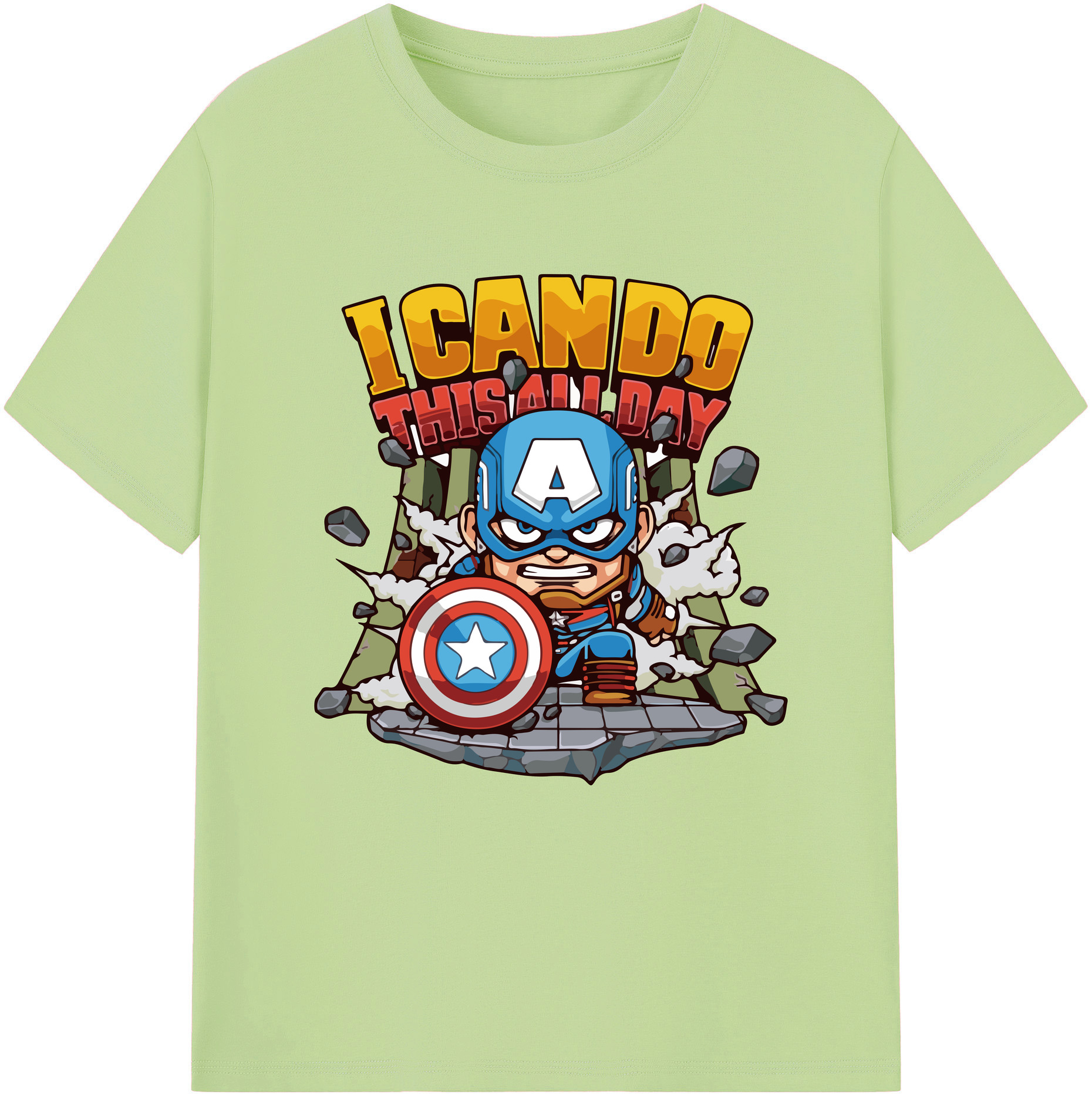 （画像用） アベンジャーズ The Avengers 綿100％半袖Tシャツ（フロントプリント）